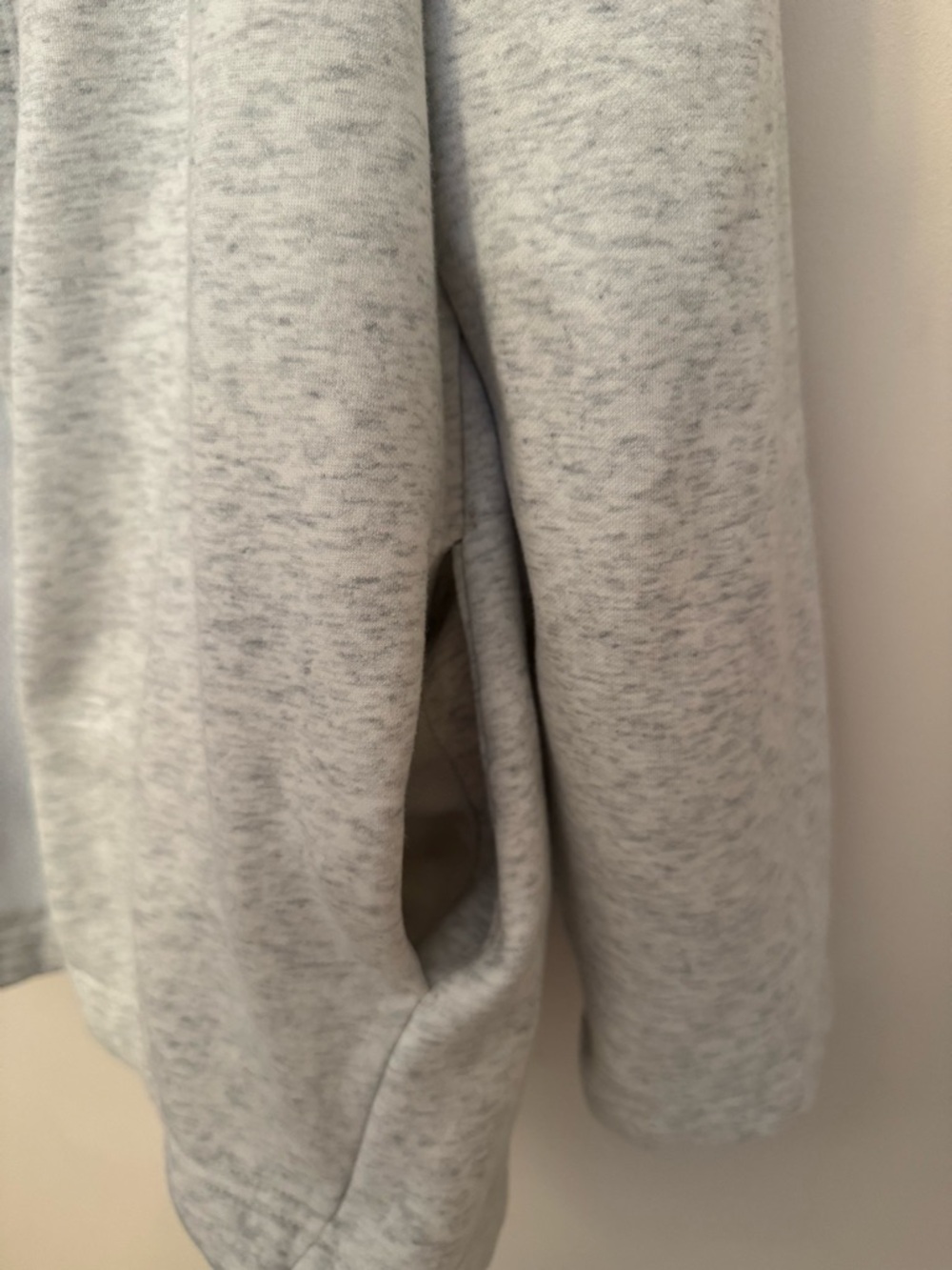 Fabletics Hooded Open Front Cardigan Heather Gray Size Large Pockets Activewear - Picture 3 of 5